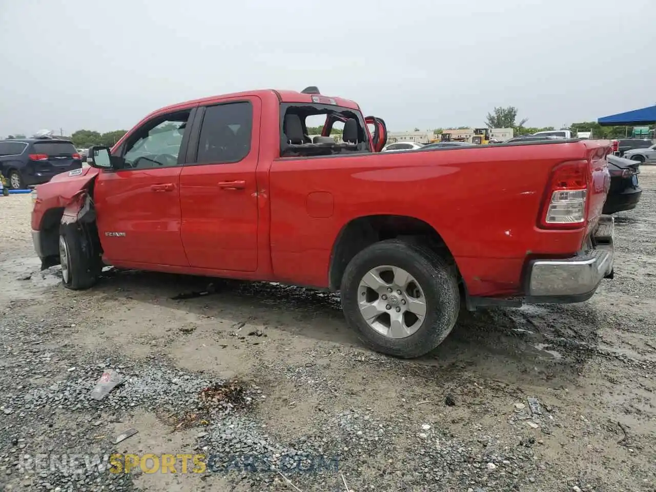 2 Photograph of a damaged car 1C6RREBG3NN277375 RAM 1500 2022