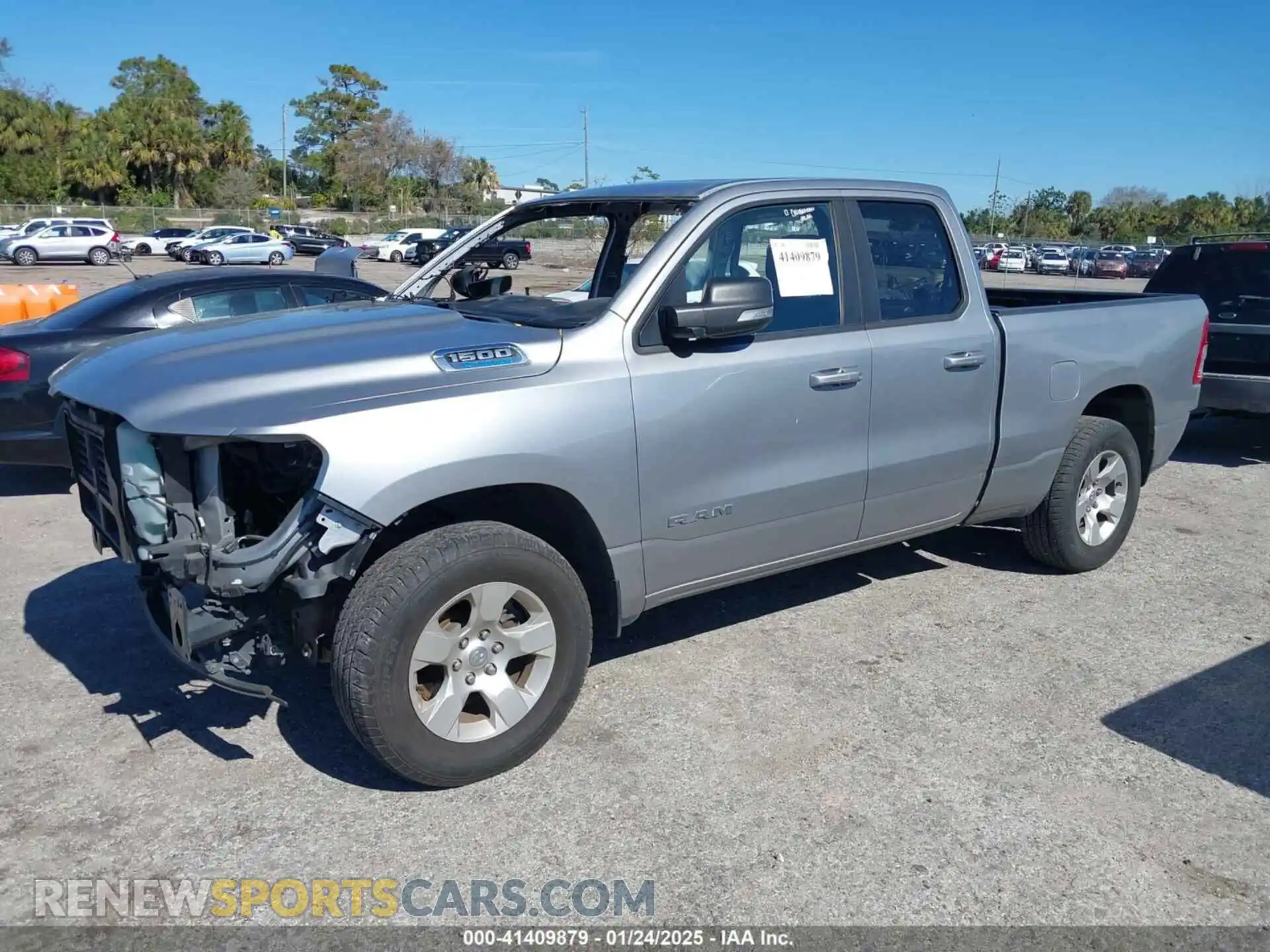 2 Photograph of a damaged car 1C6RREBG3NN329054 RAM 1500 2022