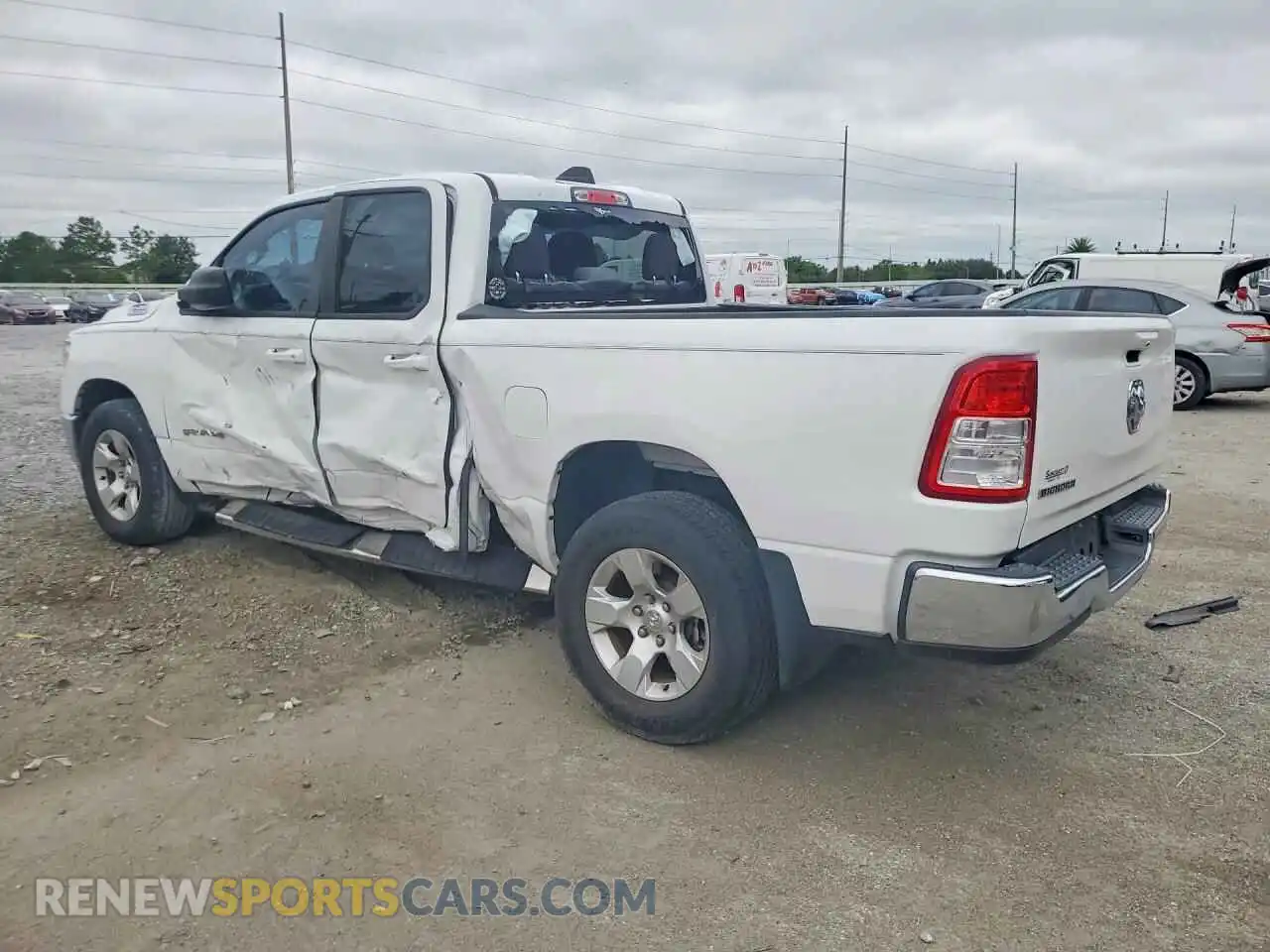 2 Photograph of a damaged car 1C6RREBG3NN451946 RAM 1500 2022