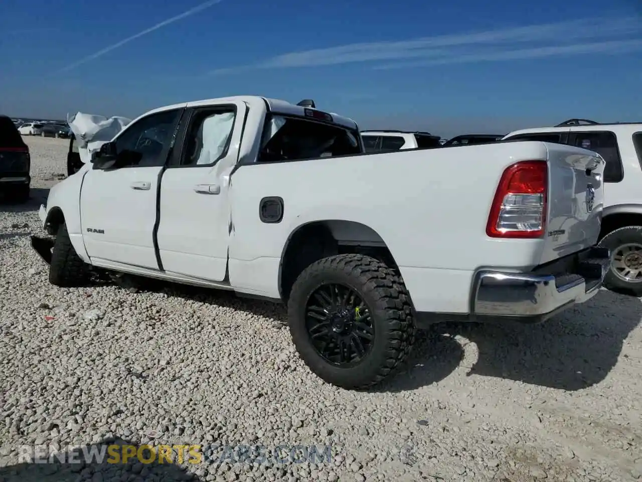 2 Photograph of a damaged car 1C6RREBG8NN273970 RAM 1500 2022