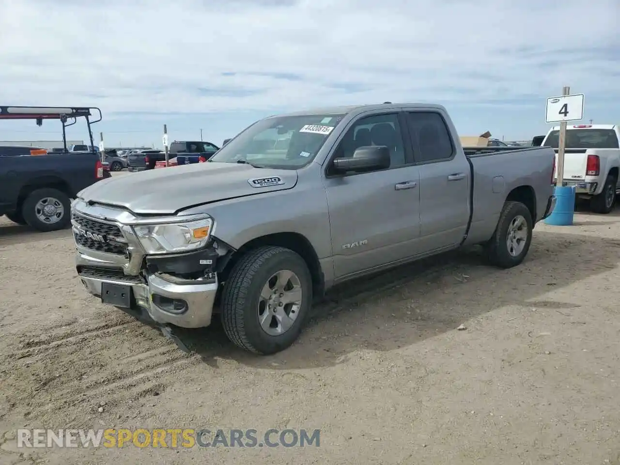 1 Photograph of a damaged car 1C6RREBG9NN273217 RAM 1500 2022