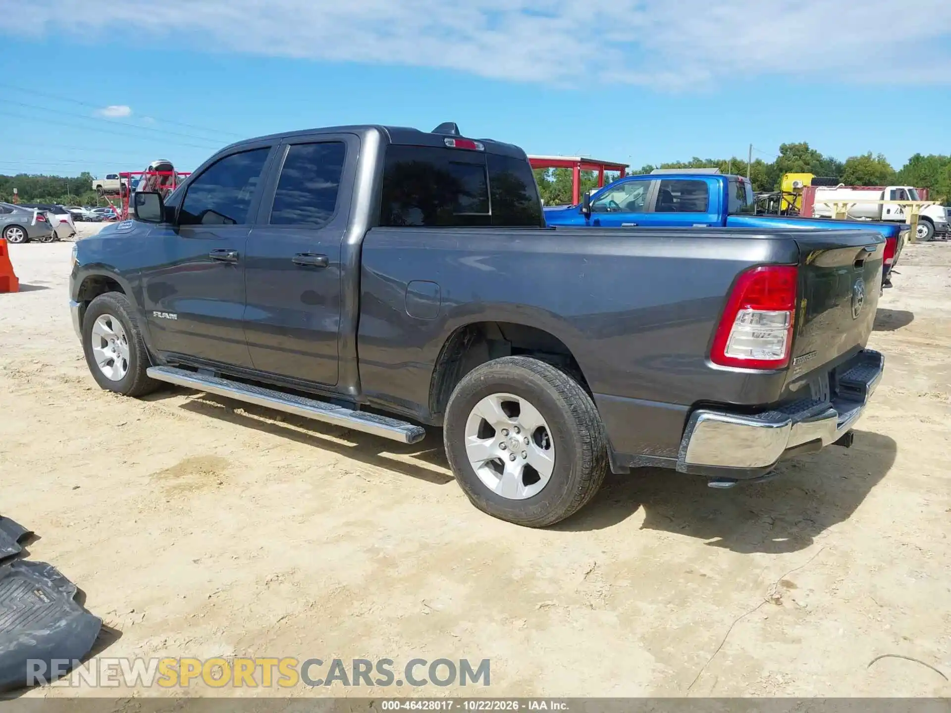 3 Photograph of a damaged car 1C6RREBG9NN291037 RAM 1500 2022