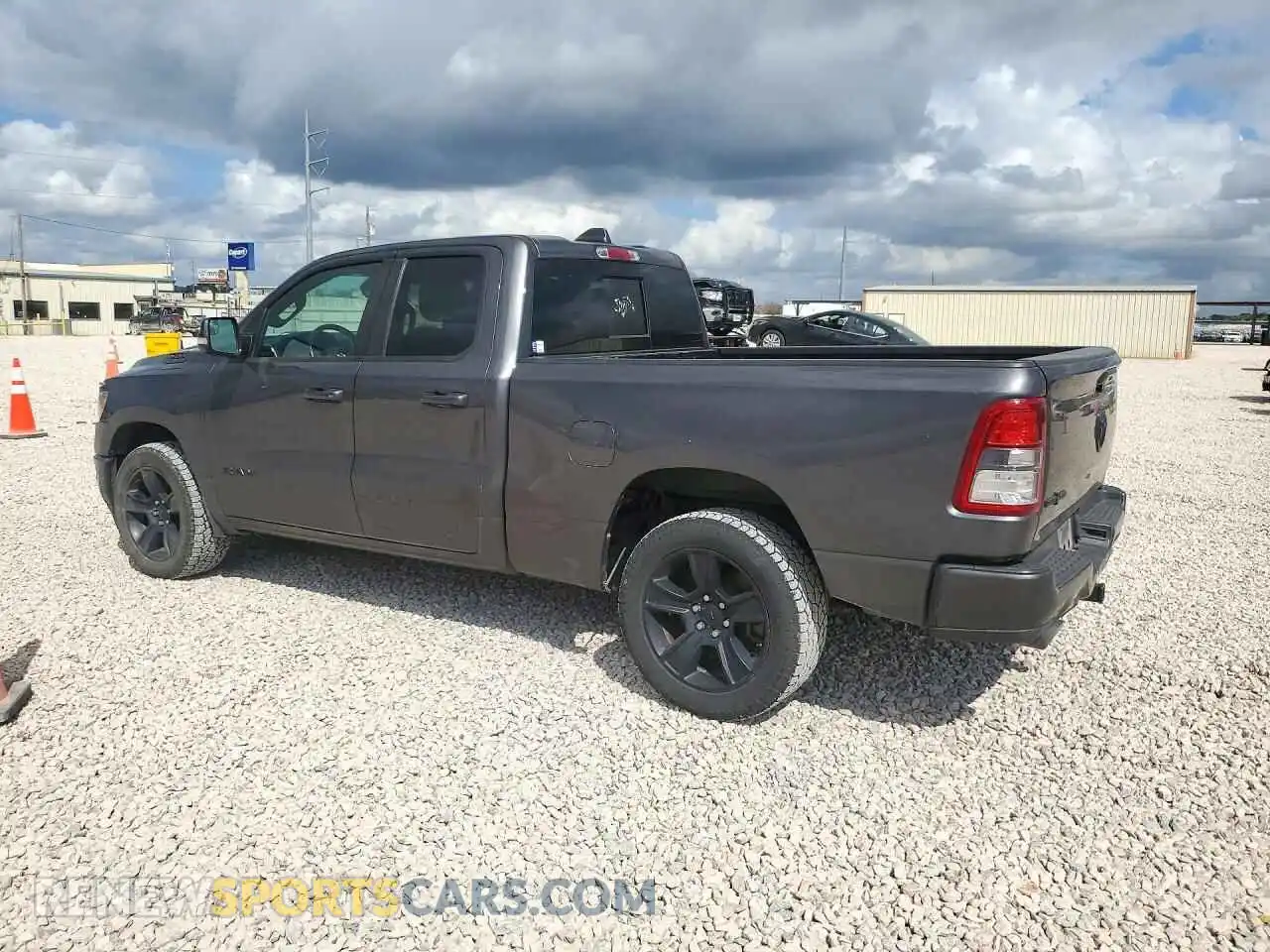 2 fotografías del automóvil dañado 1C6RREBT0NN157367 RAM 1500 2022