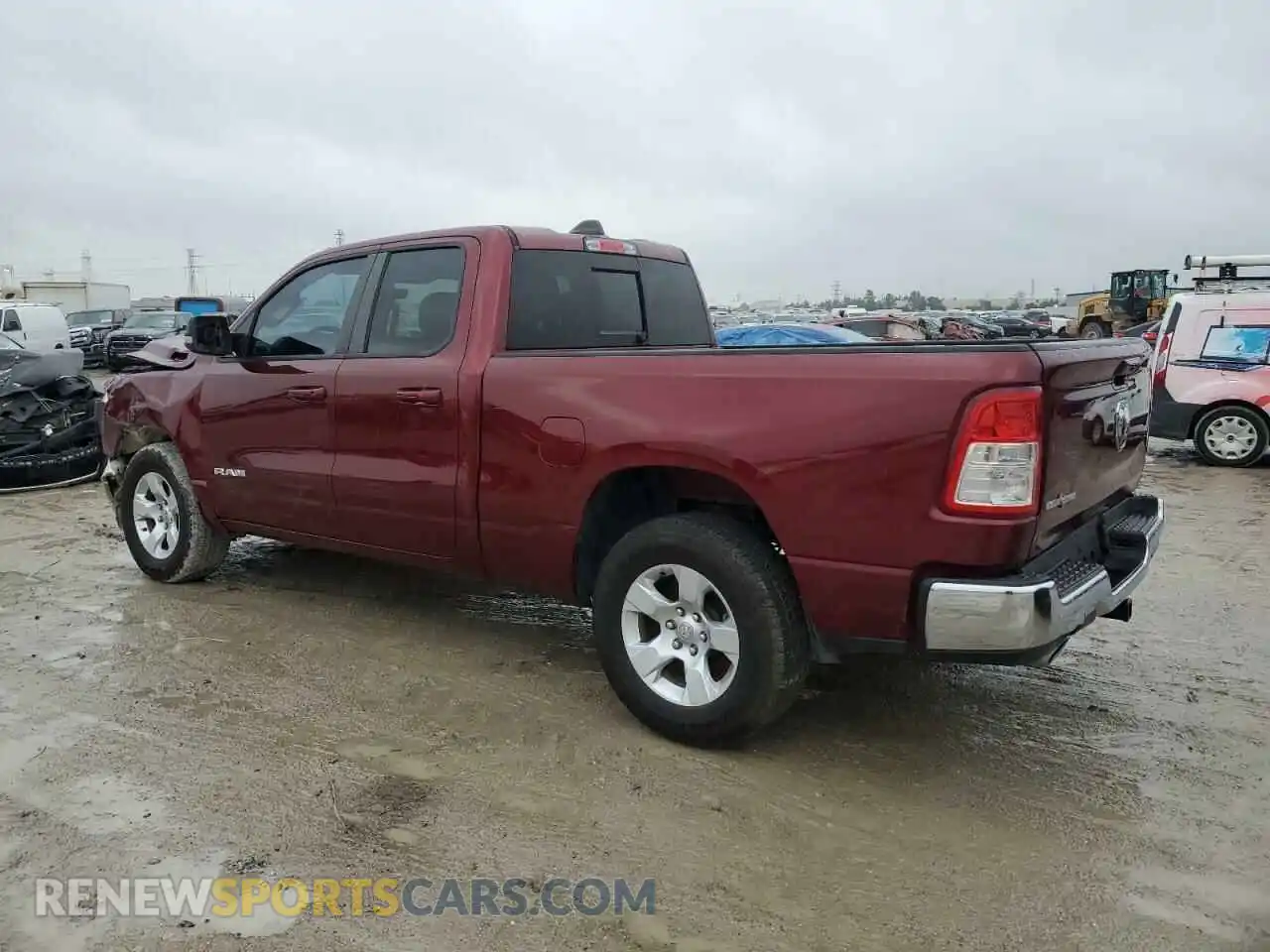 2 Photograph of a damaged car 1C6RREBT2NN158147 RAM 1500 2022