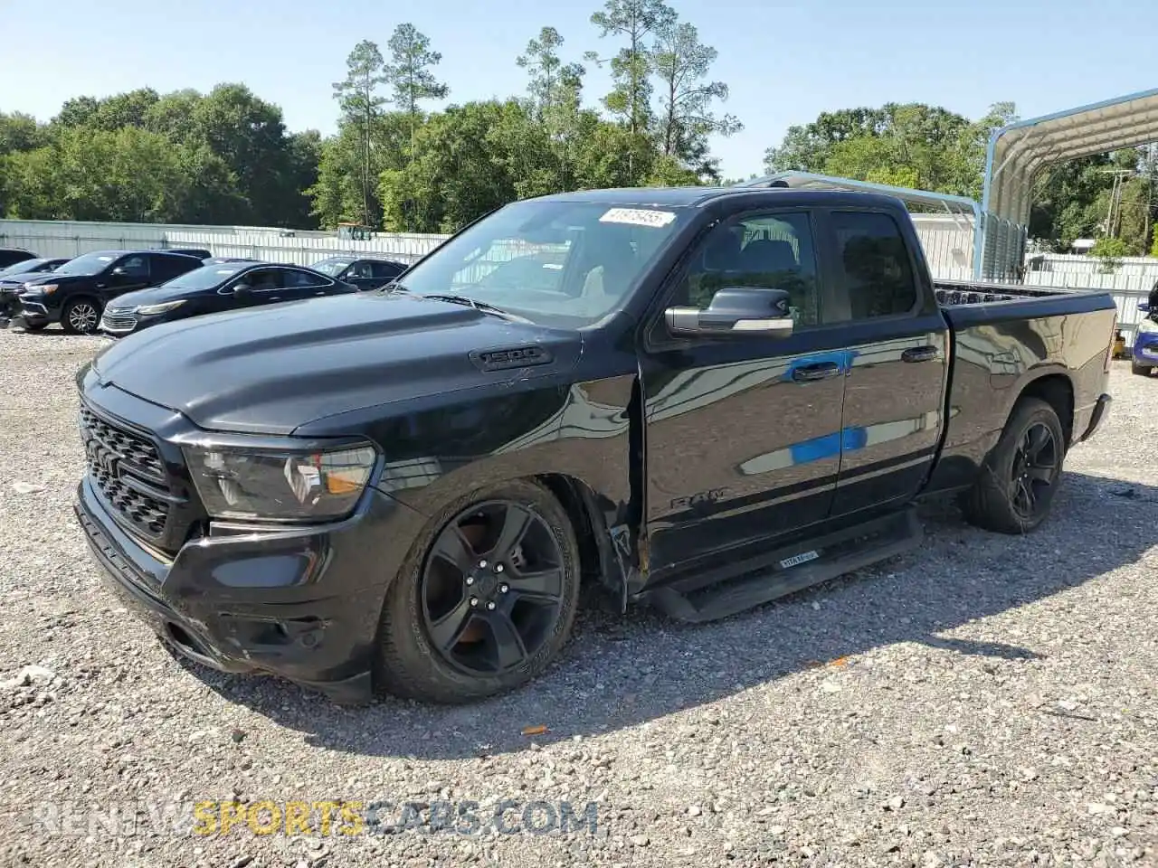 1 Photograph of a damaged car 1C6RREBT2NN277235 RAM 1500 2022