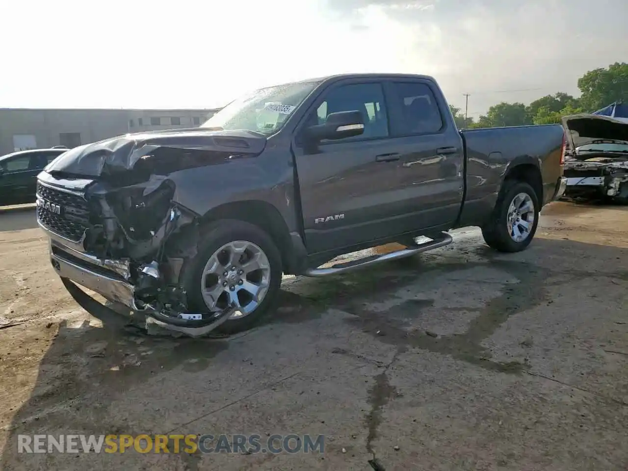 1 Photograph of a damaged car 1C6RREBT3NN228190 RAM 1500 2022