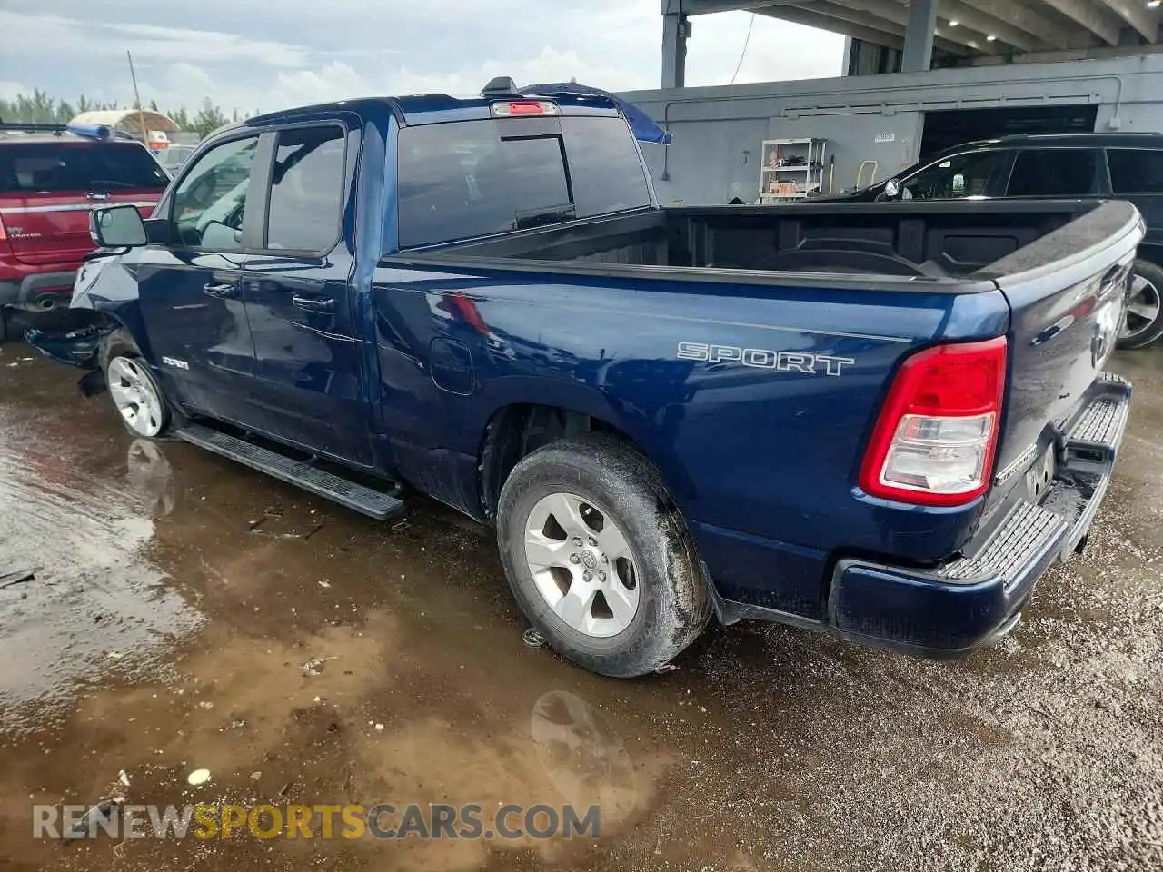 2 Photograph of a damaged car 1C6RREBT4NN187410 RAM 1500 2022