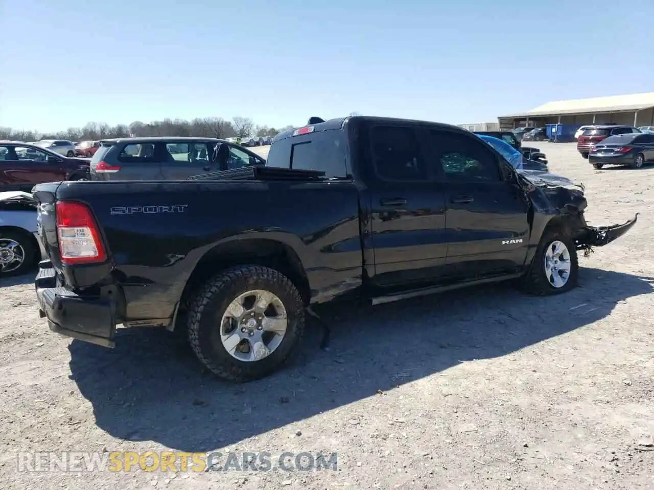 3 Photograph of a damaged car 1C6RREBT7NN127136 RAM 1500 2022