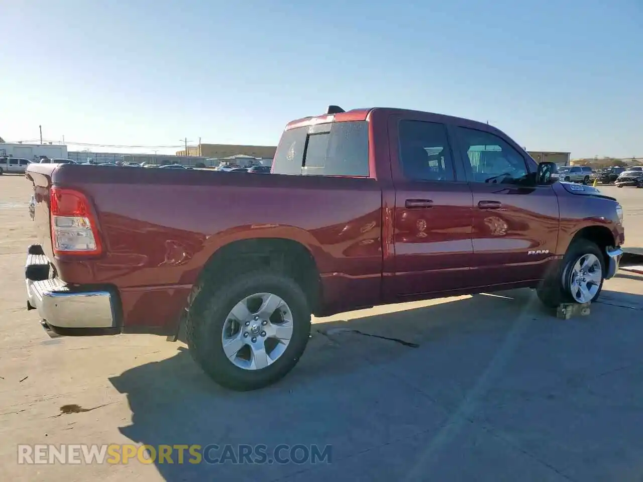 3 Photograph of a damaged car 1C6RREBT7NN228547 RAM 1500 2022