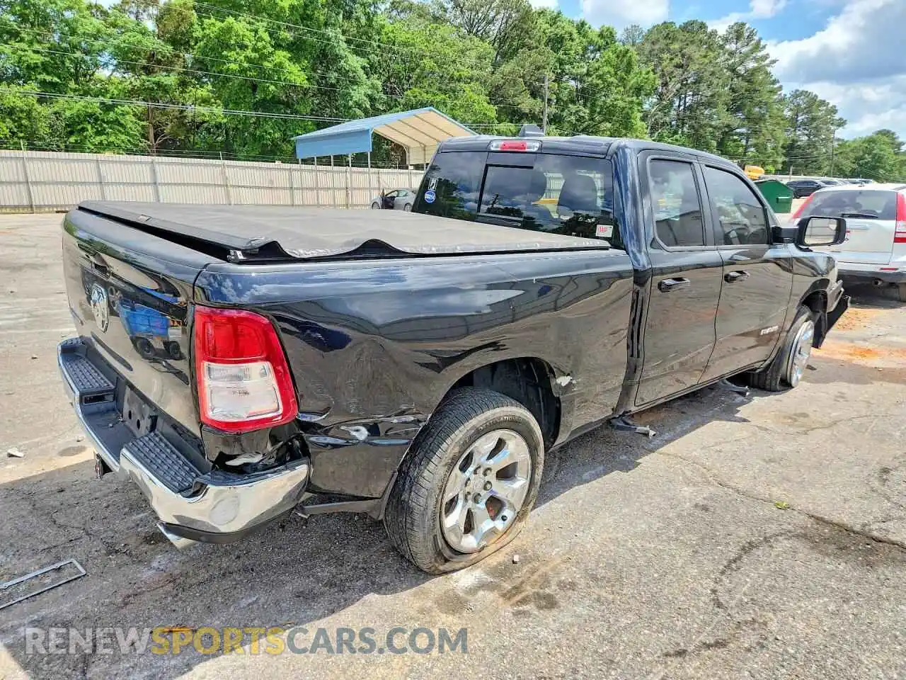 3 fotografías del automóvil dañado 1C6RREBT8NN113777 RAM 1500 2022