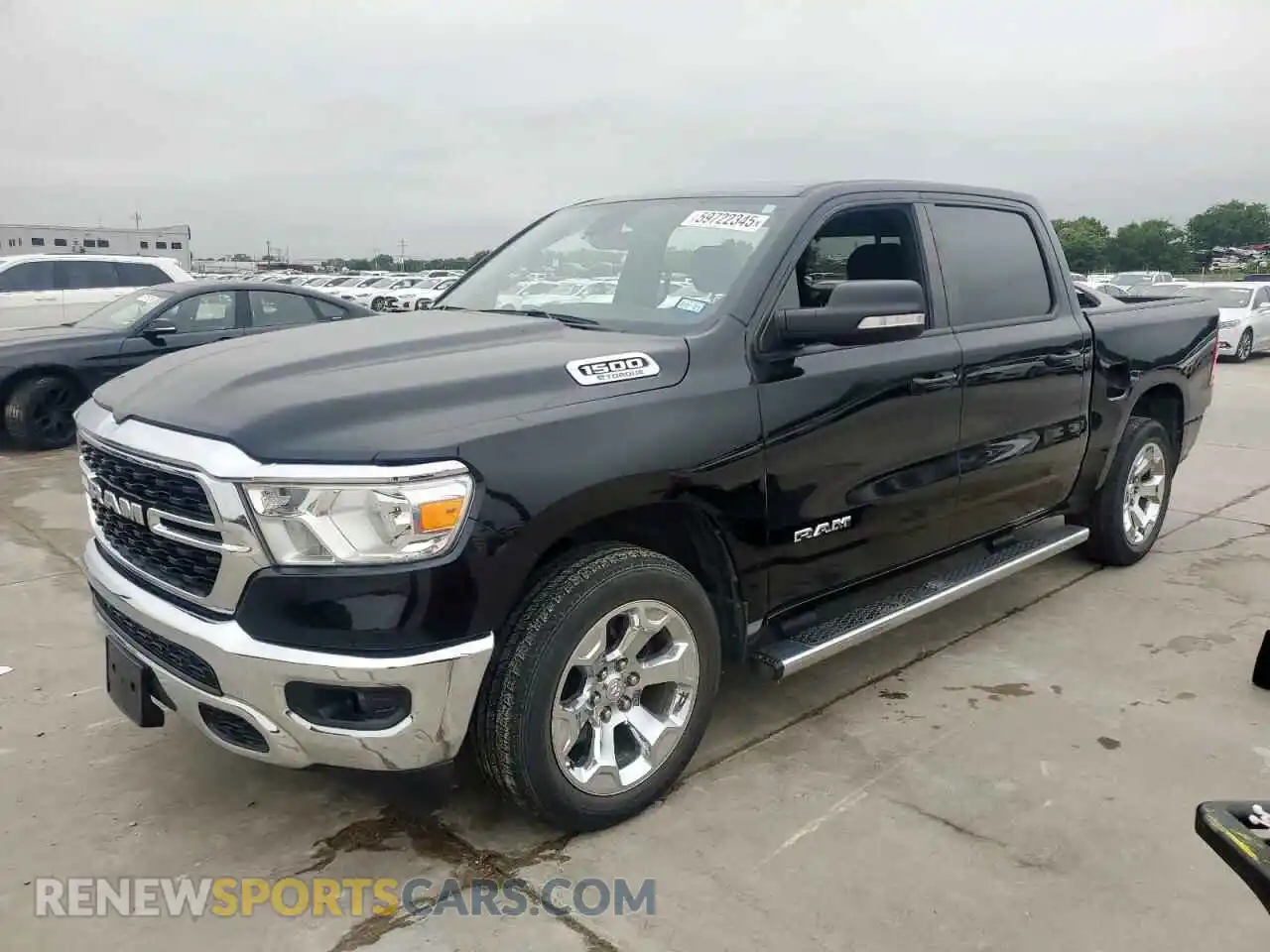 1 Photograph of a damaged car 1C6RREFG1NN254218 RAM 1500 2022