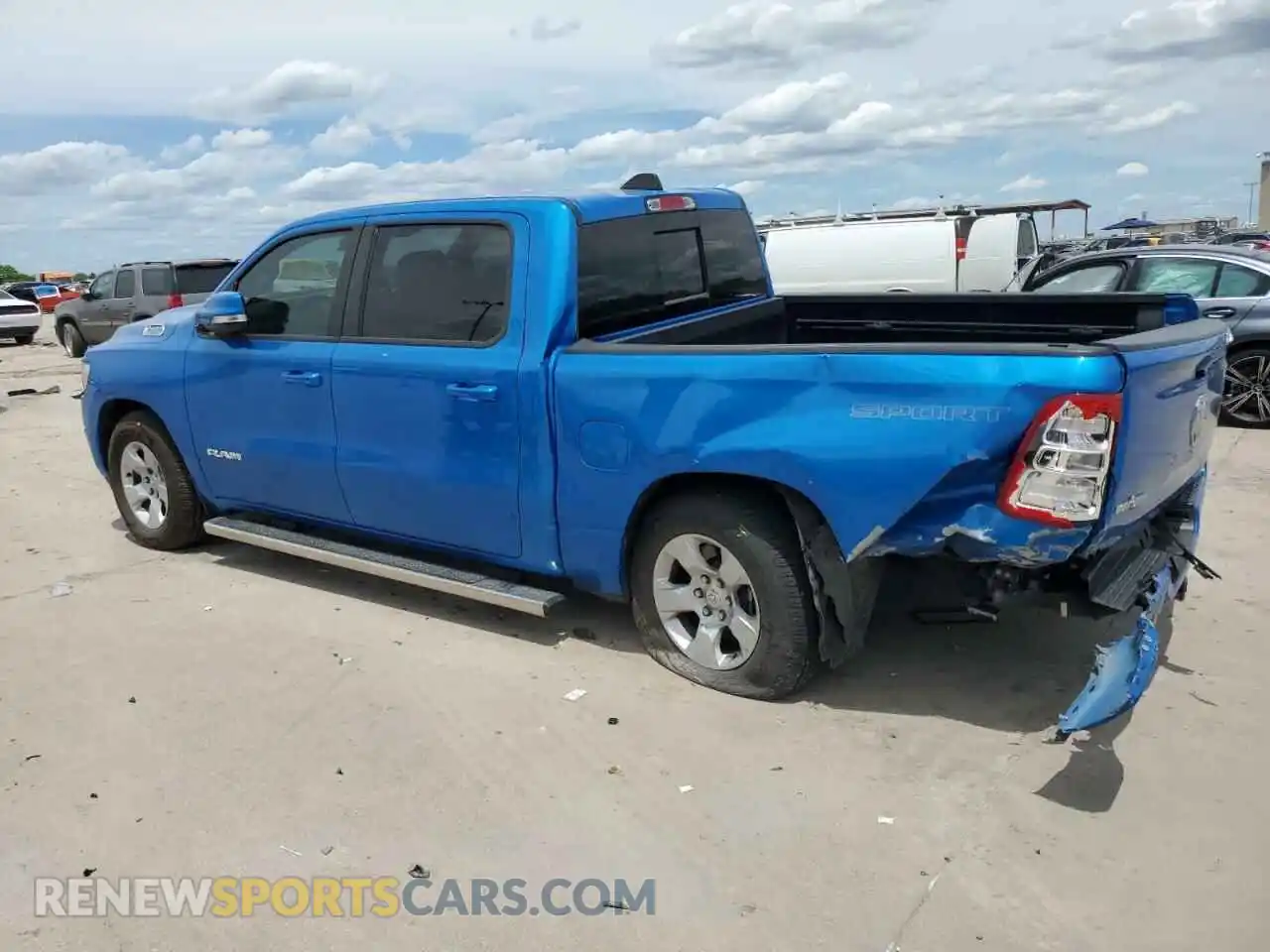 2 Photograph of a damaged car 1C6RREFG2NN398943 RAM 1500 2022
