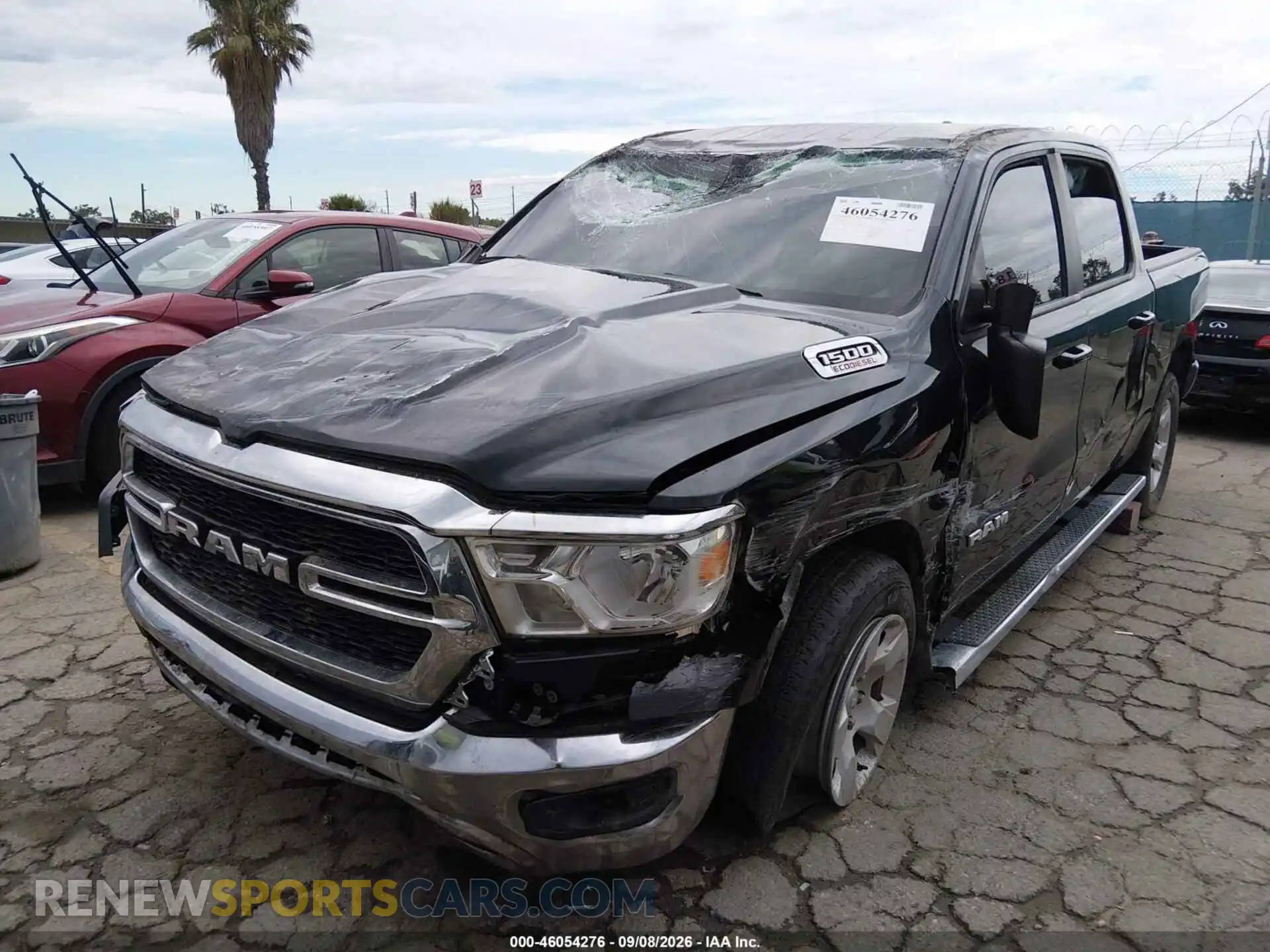 2 fotografías del automóvil dañado 1C6RREFM0NN431864 RAM 1500 2022