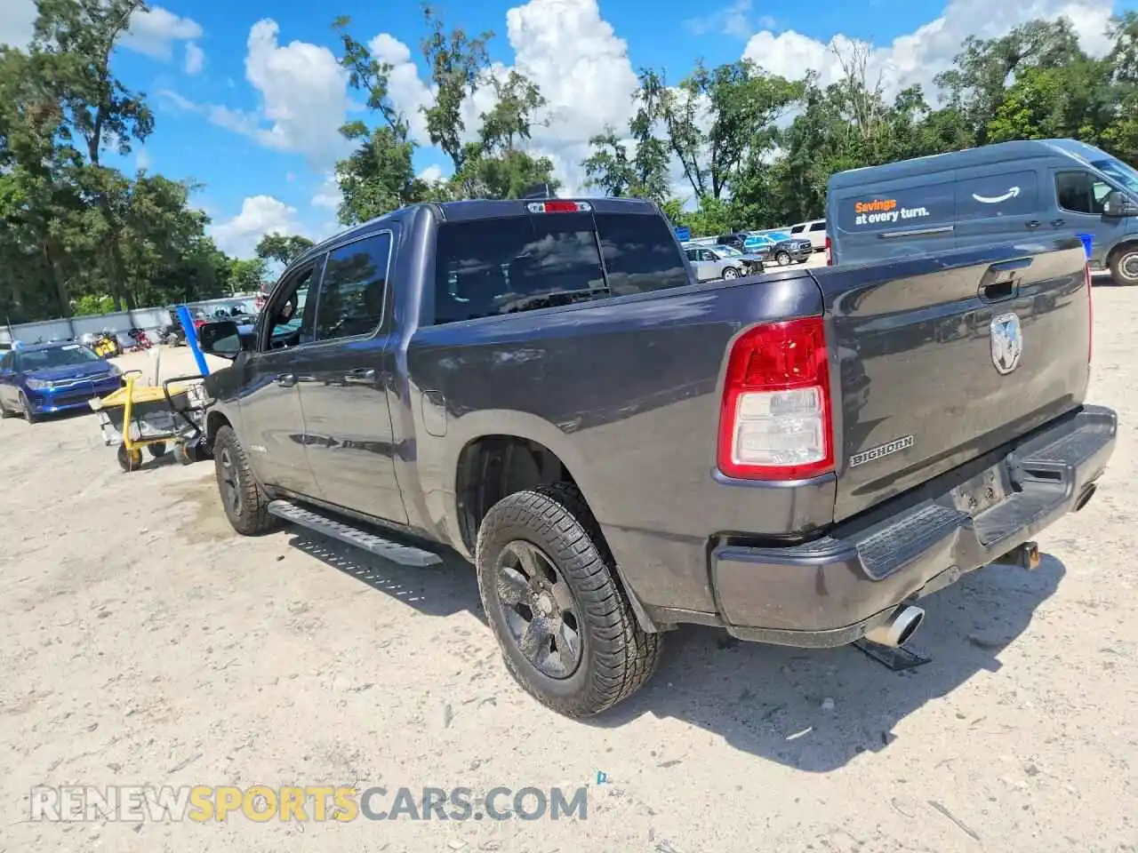 2 Photograph of a damaged car 1C6RREFM8NN393851 RAM 1500 2022