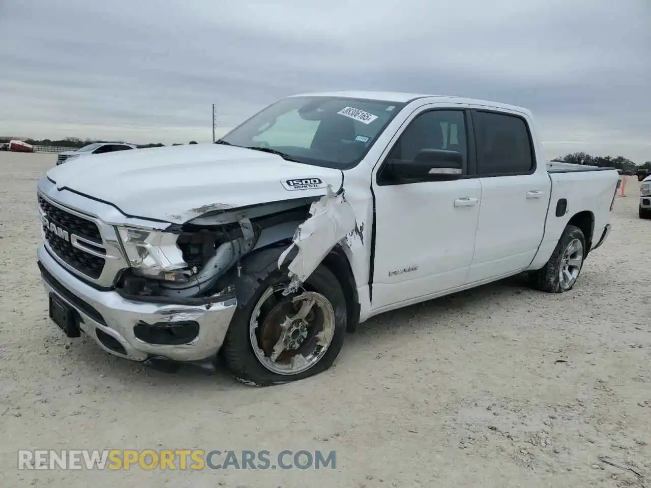 1 Photograph of a damaged car 1C6RREFT0NN364920 RAM 1500 2022