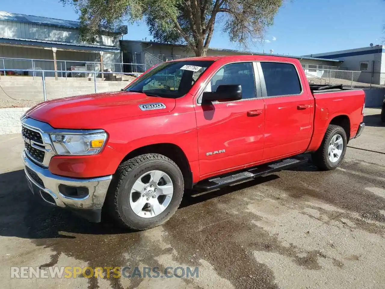 1 Photograph of a damaged car 1C6RREFT1NN377594 RAM 1500 2022