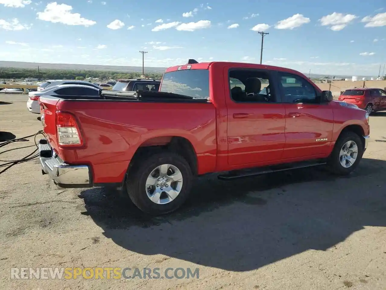 3 Photograph of a damaged car 1C6RREFT1NN377594 RAM 1500 2022