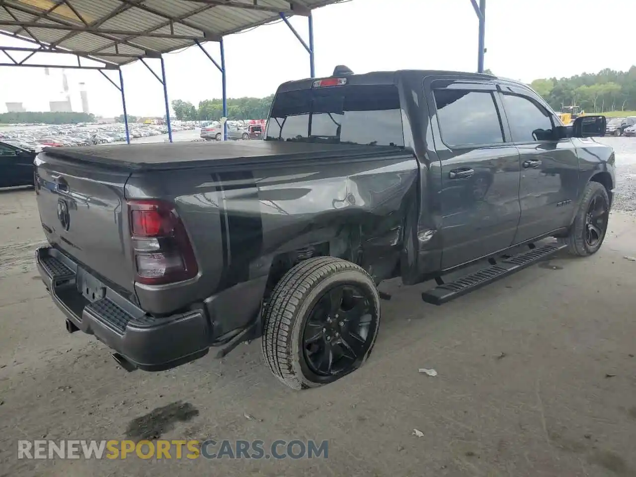 3 Photograph of a damaged car 1C6RREFT4NN275786 RAM 1500 2022