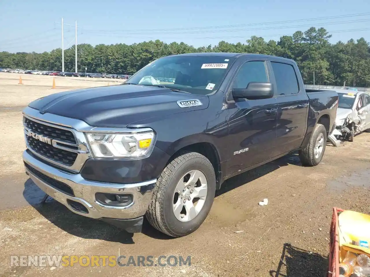 1 fotografías del automóvil dañado 1C6RREFT5NN113584 RAM 1500 2022