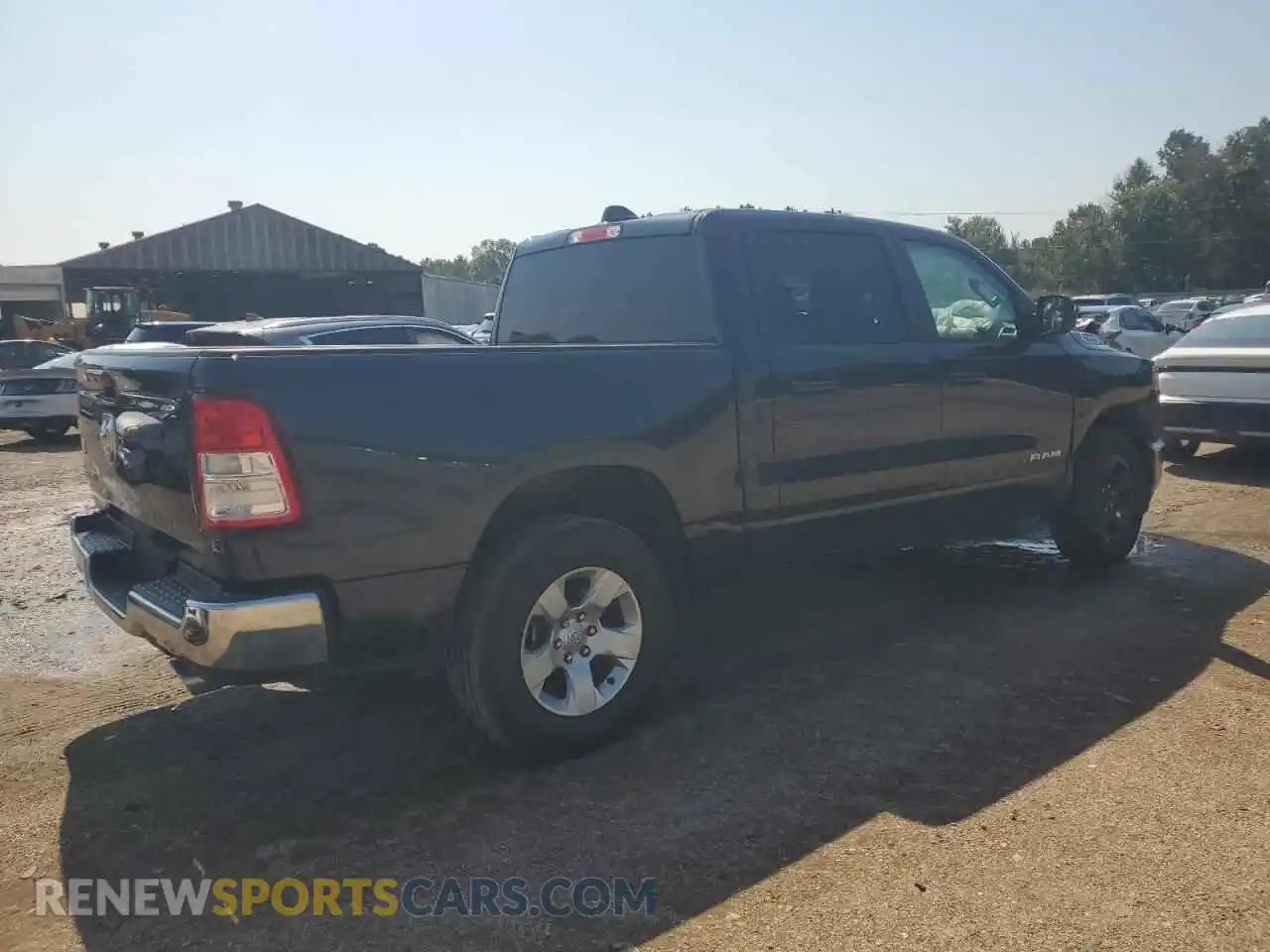 3 fotografías del automóvil dañado 1C6RREFT5NN113584 RAM 1500 2022