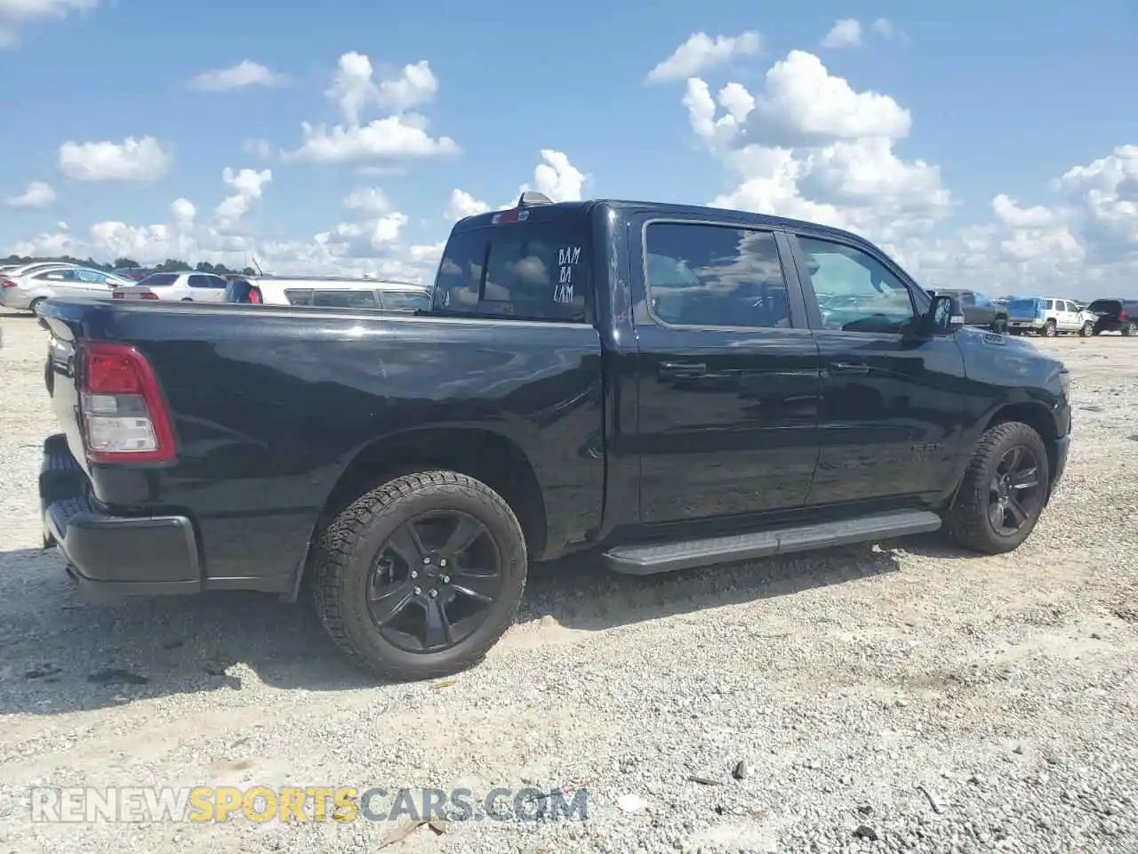 3 Photograph of a damaged car 1C6RREFT5NN253893 RAM 1500 2022