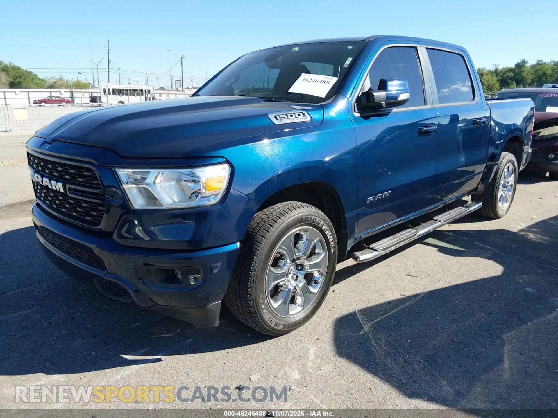 2 fotografías del automóvil dañado 1C6RREFT8NN146594 RAM 1500 2022