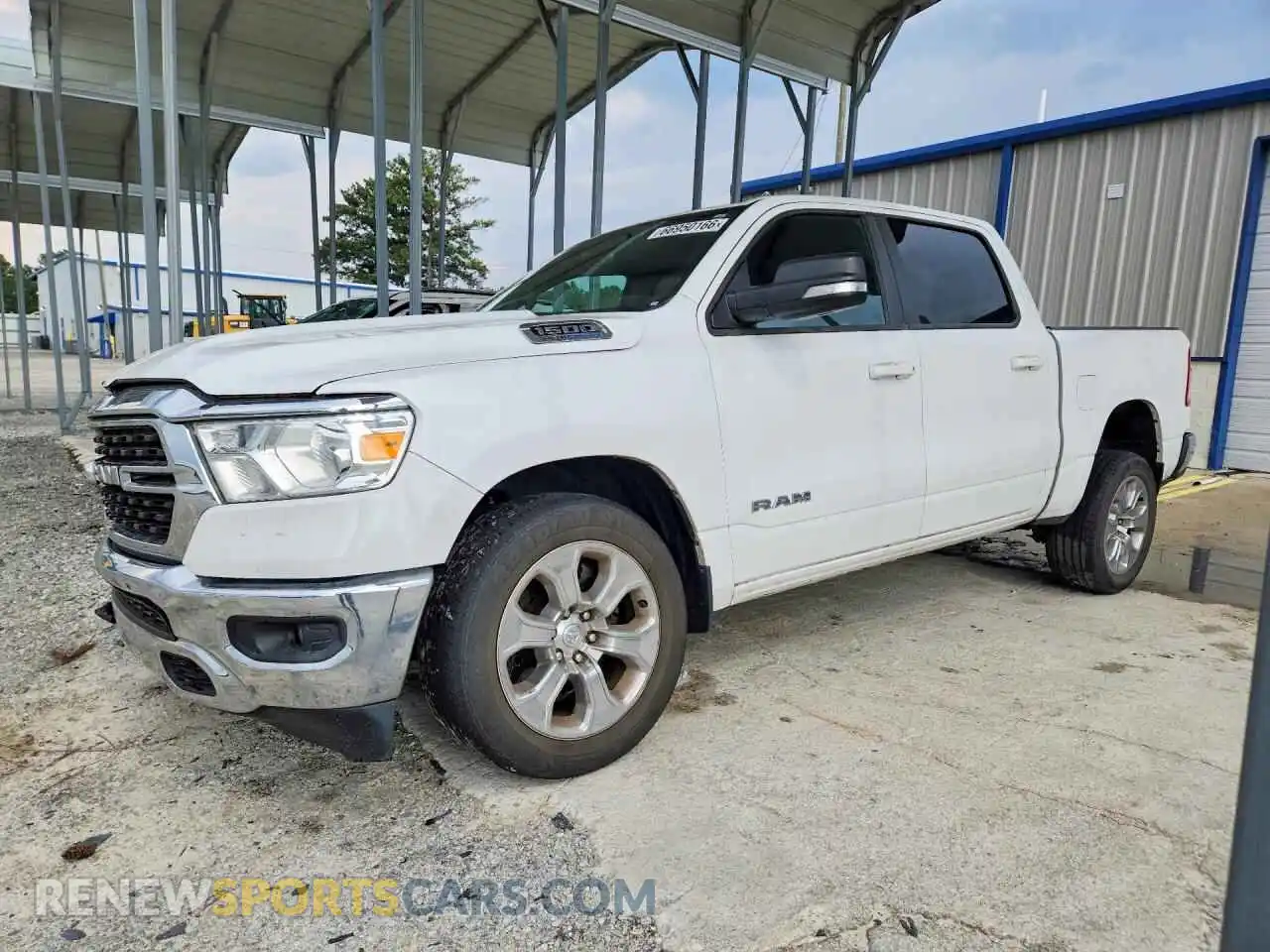 1 Photograph of a damaged car 1C6RREFT9NN479404 RAM 1500 2022