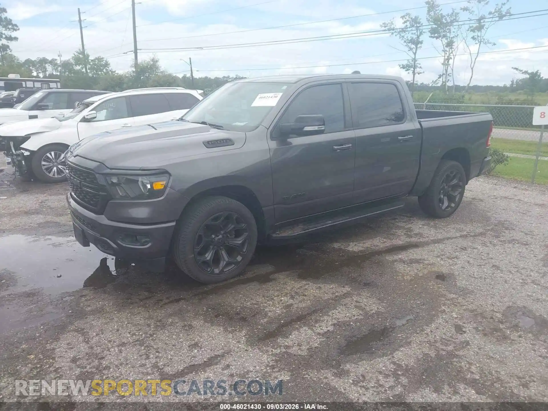 2 Photograph of a damaged car 1C6RREFTXNN383068 RAM 1500 2022