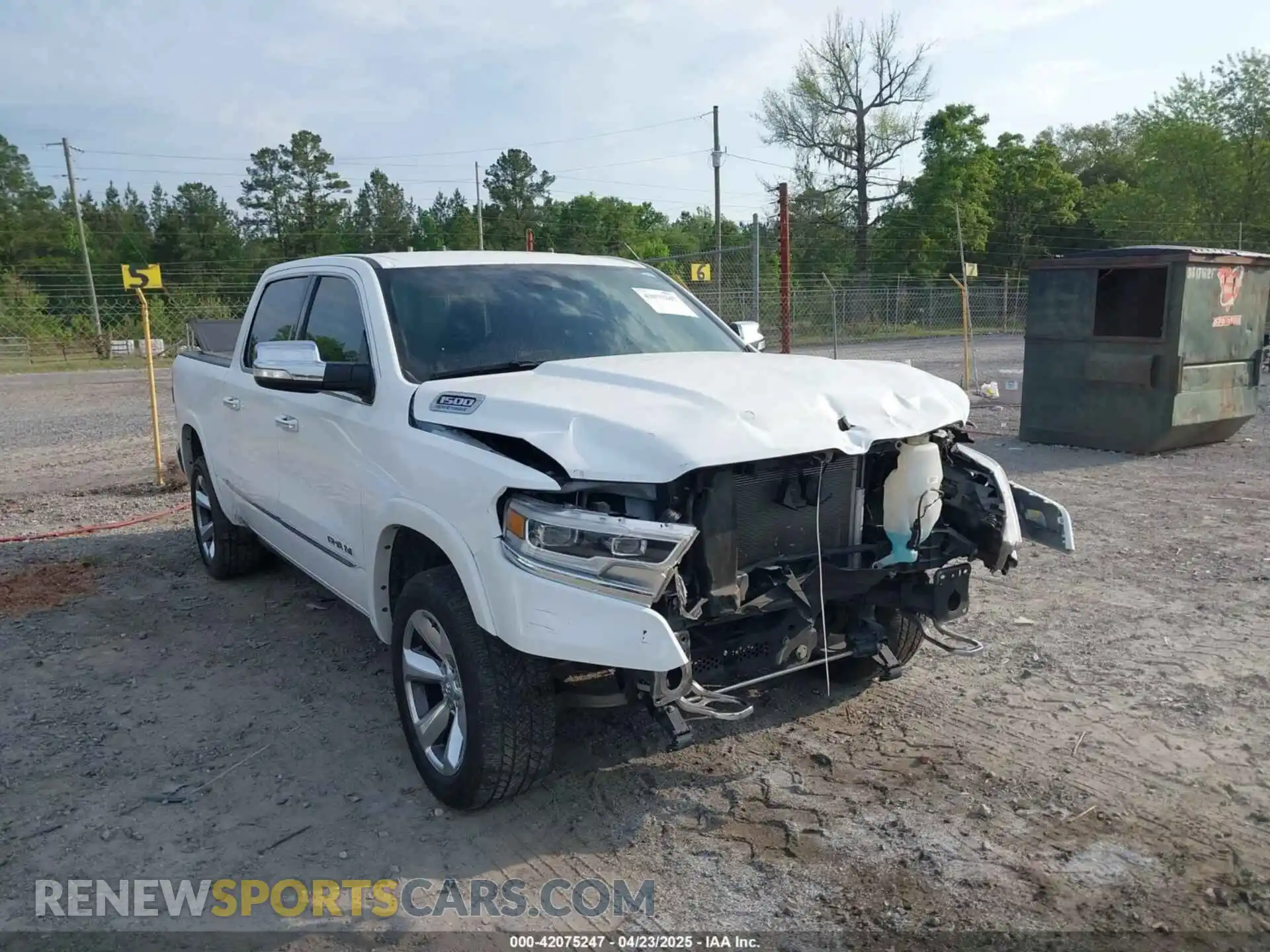 1 fotografías del automóvil dañado 1C6RREHT0NN187749 RAM 1500 2022