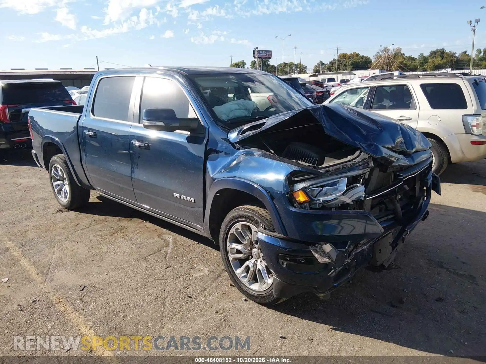 1 fotografías del automóvil dañado 1C6RREJT1NN336549 RAM 1500 2022