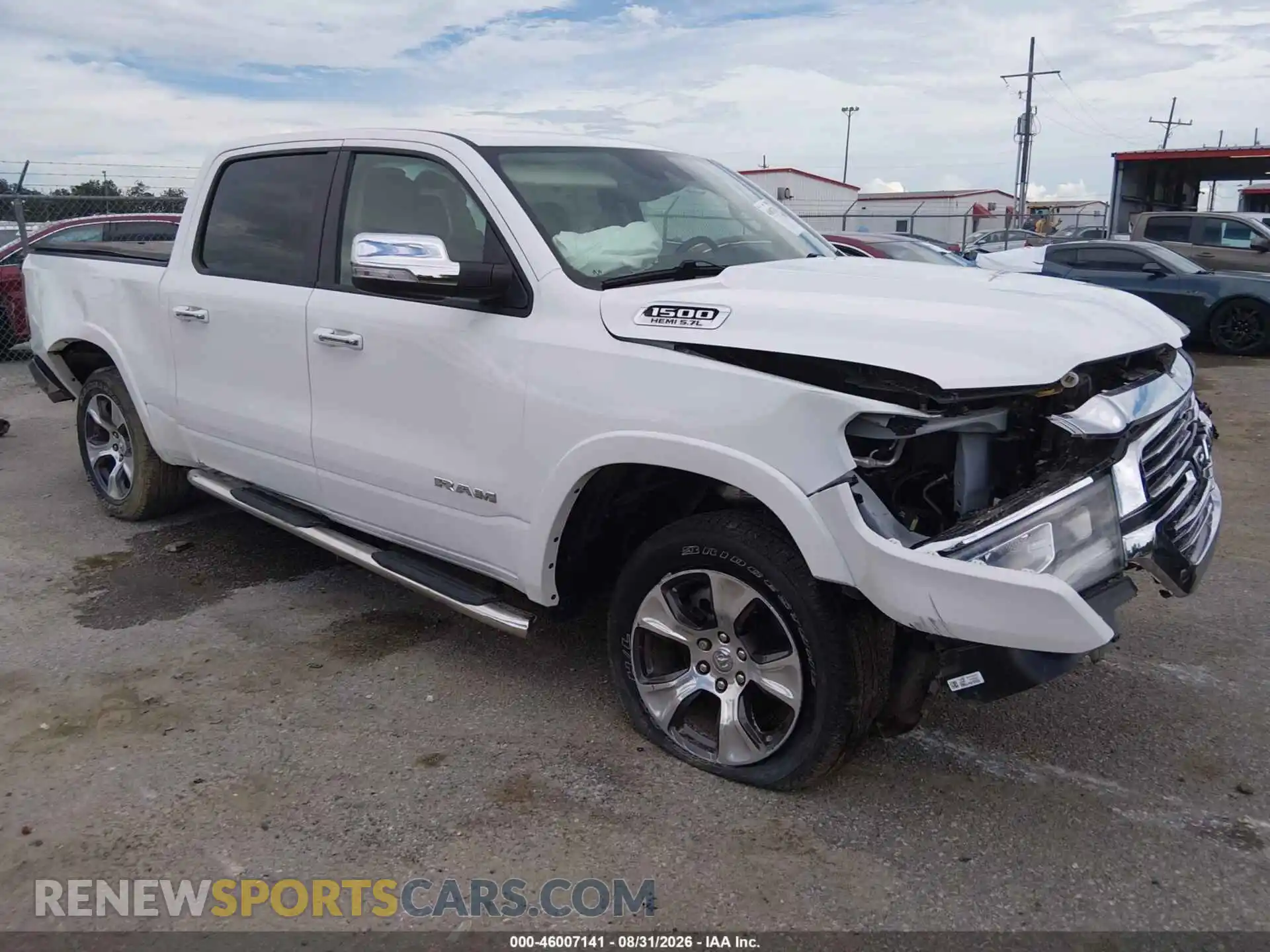 1 Photograph of a damaged car 1C6RREJT8NN355809 RAM 1500 2022