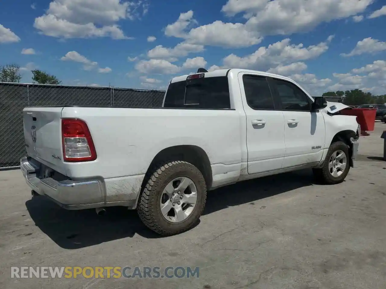 3 Photograph of a damaged car 1C6RRFBG2NN423920 RAM 1500 2022