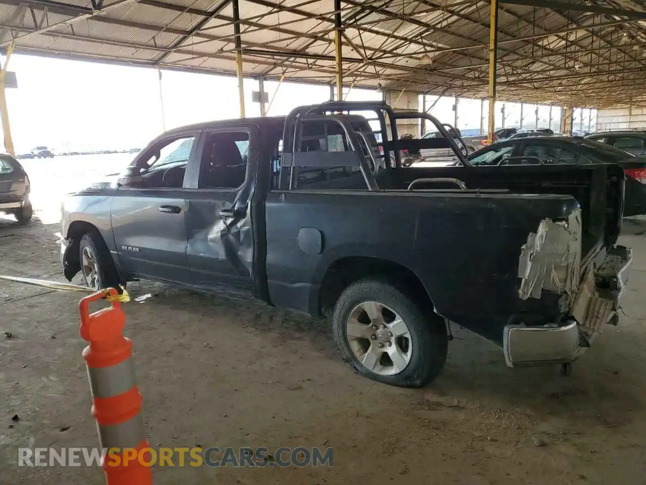 2 Photograph of a damaged car 1C6RRFBG3NN293341 RAM 1500 2022