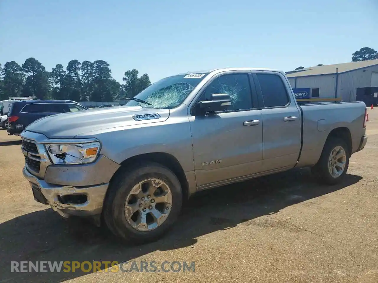 1 Photograph of a damaged car 1C6RRFBG4NN226893 RAM 1500 2022