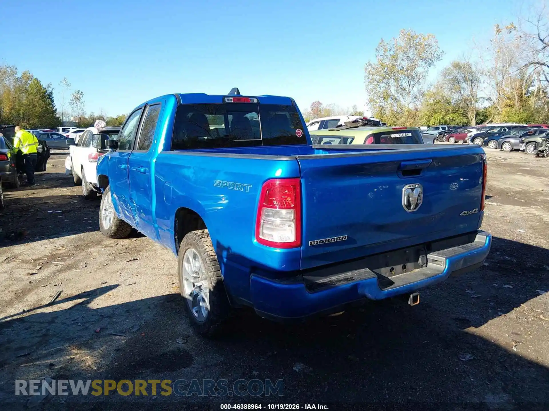3 Photograph of a damaged car 1C6RRFBG9NN339626 RAM 1500 2022