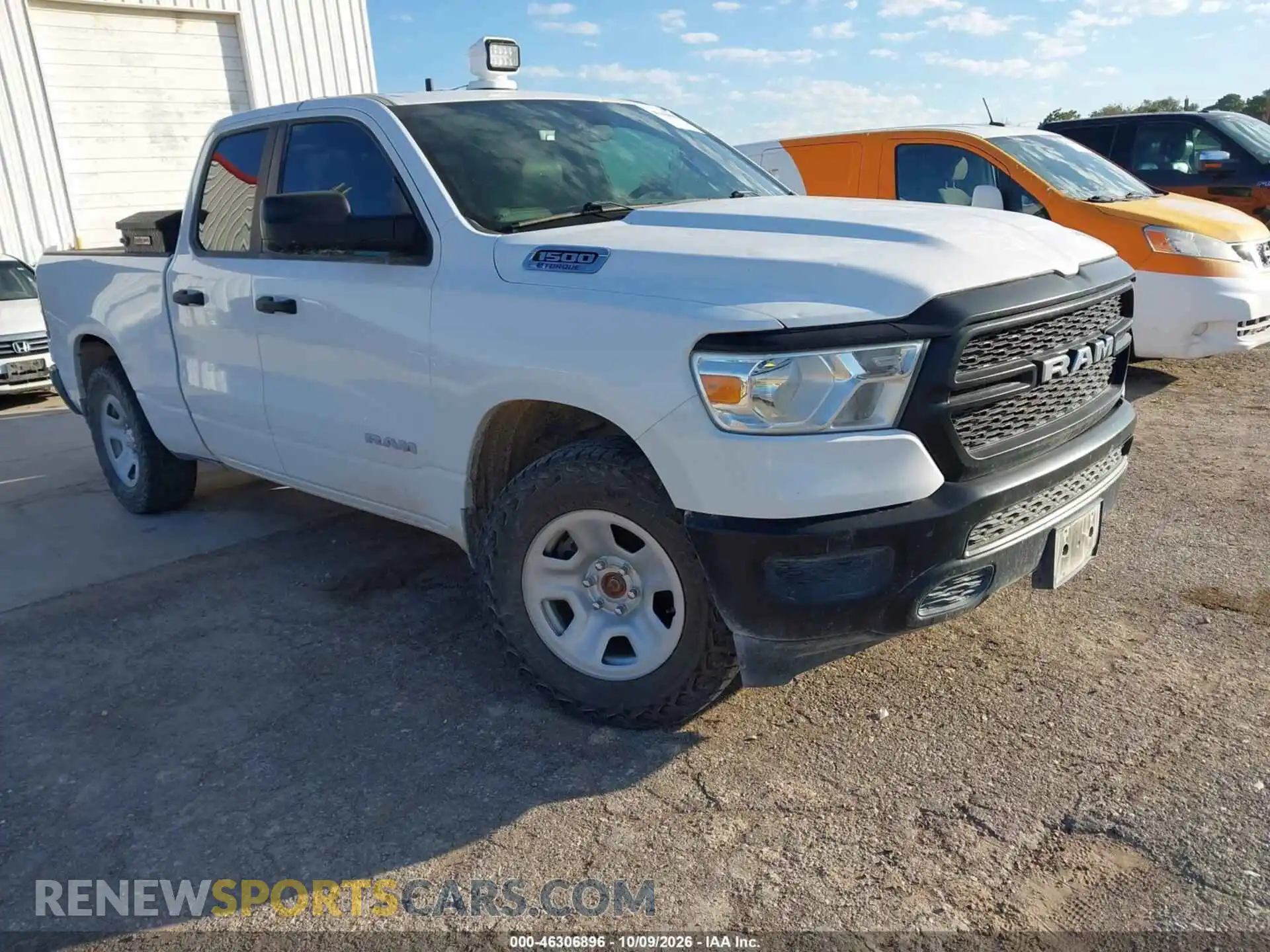 1 Photograph of a damaged car 1C6RRFCG7NN438413 RAM 1500 2022