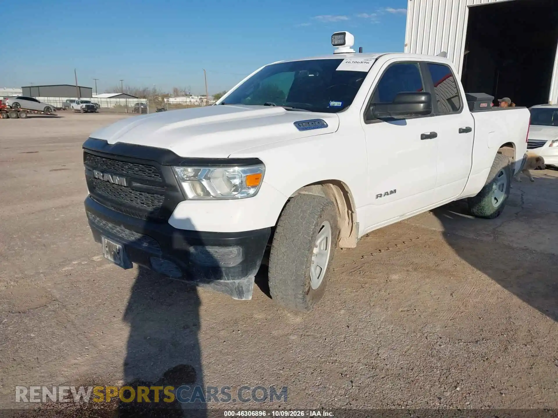 2 Photograph of a damaged car 1C6RRFCG7NN438413 RAM 1500 2022