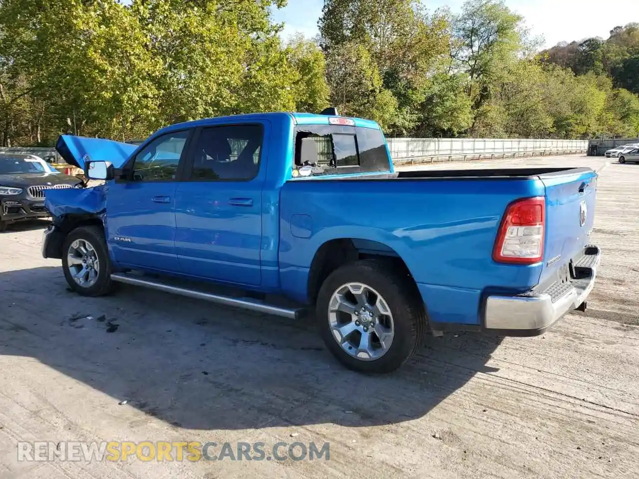 2 fotografías del automóvil dañado 1C6RRFFG0NN263613 RAM 1500 2022
