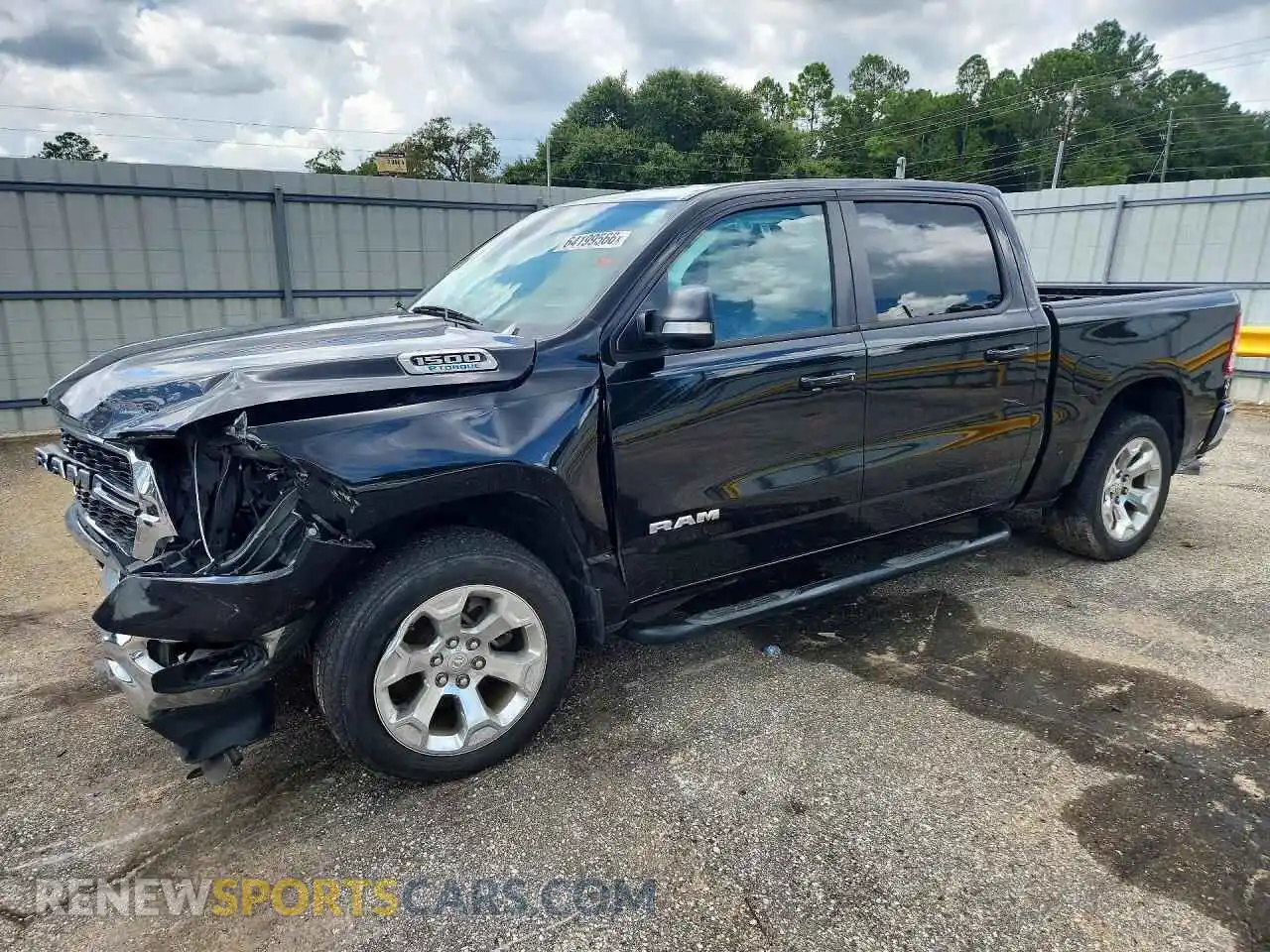 1 Photograph of a damaged car 1C6RRFFG0NN298216 RAM 1500 2022