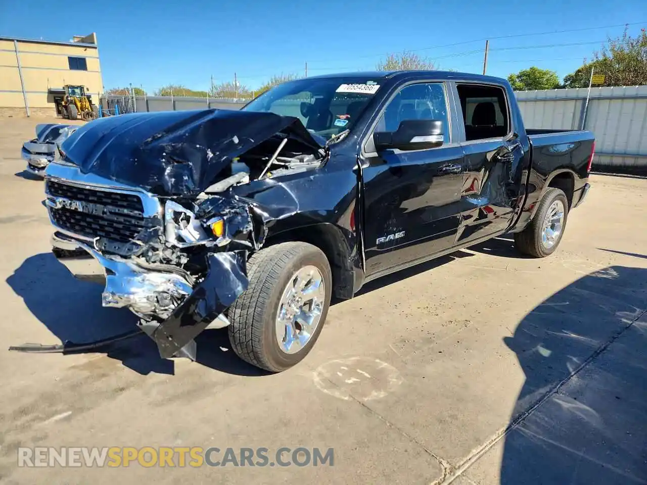 1 Photograph of a damaged car 1C6RRFFG0NN325253 RAM 1500 2022