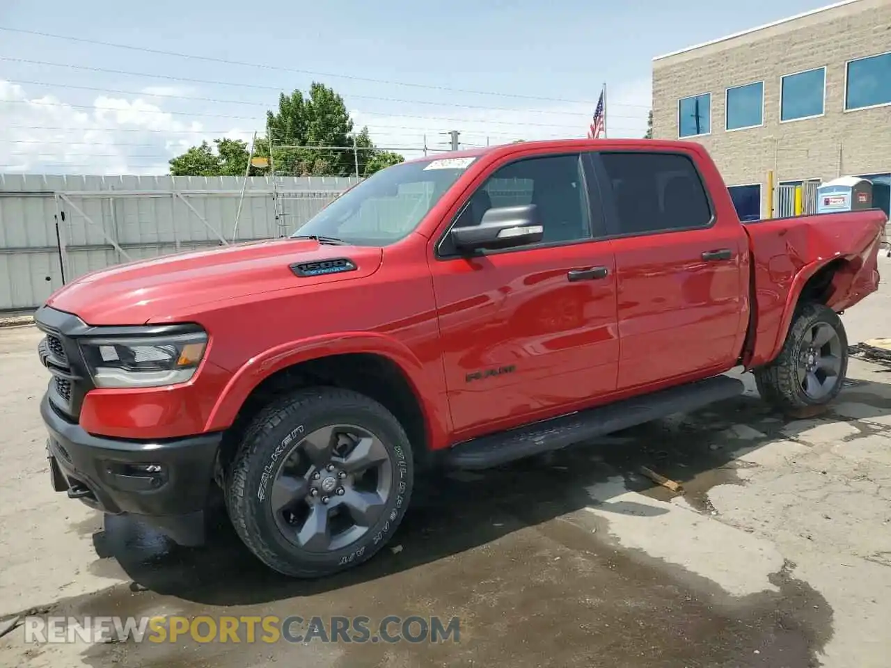 1 Photograph of a damaged car 1C6RRFFG3NN251133 RAM 1500 2022