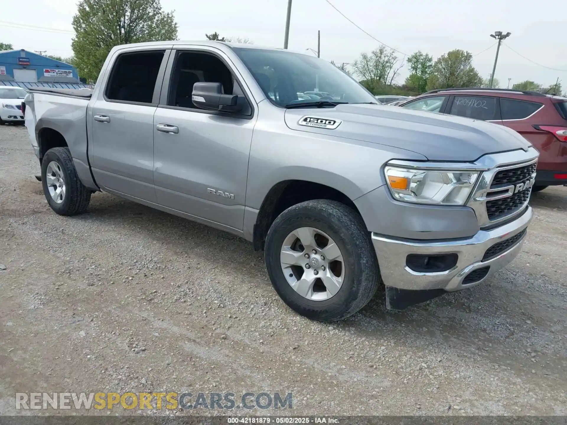 1 Photograph of a damaged car 1C6RRFFG3NN258356 RAM 1500 2022
