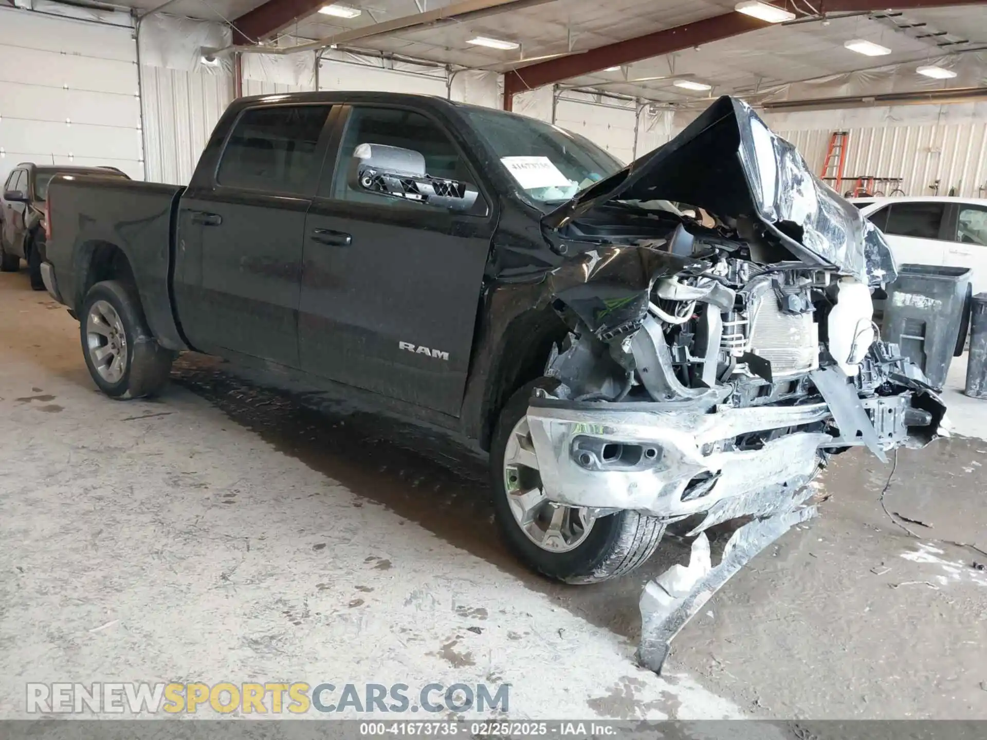 1 Photograph of a damaged car 1C6RRFFG3NN345917 RAM 1500 2022