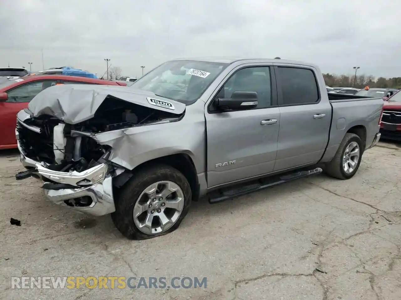 1 Photograph of a damaged car 1C6RRFFG3NN455138 RAM 1500 2022
