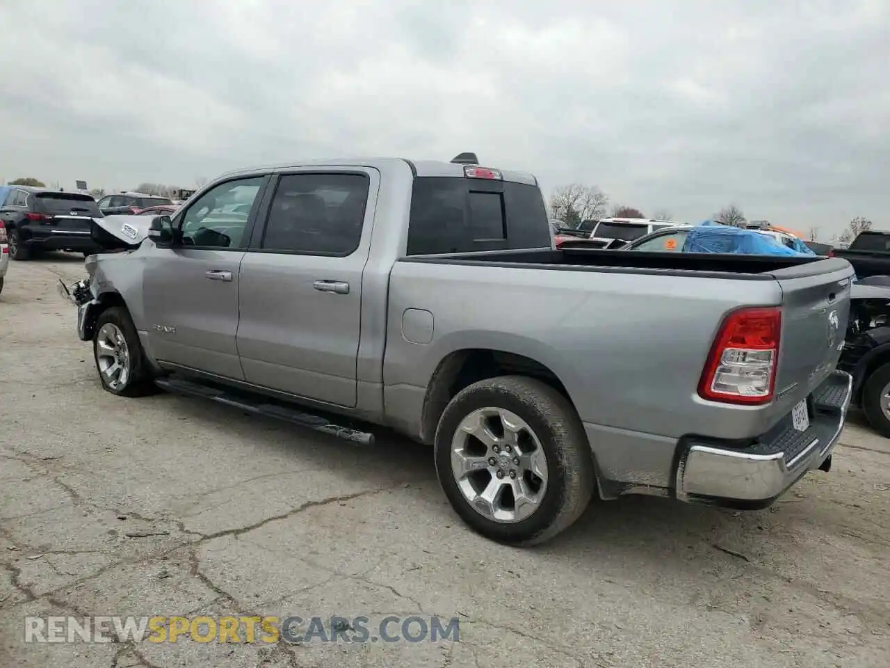 2 Photograph of a damaged car 1C6RRFFG3NN455138 RAM 1500 2022