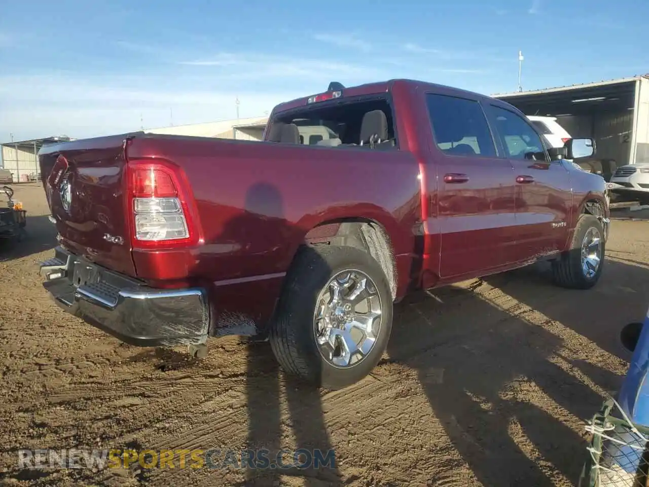 3 Photograph of a damaged car 1C6RRFFG4NN412279 RAM 1500 2022