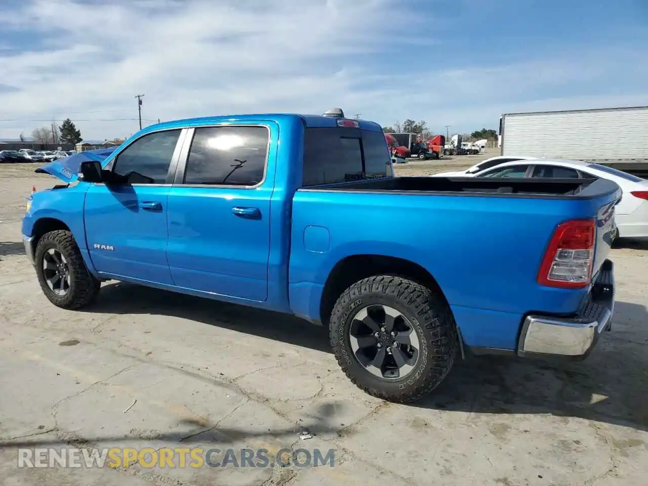 2 Photograph of a damaged car 1C6RRFFG5NN298437 RAM 1500 2022