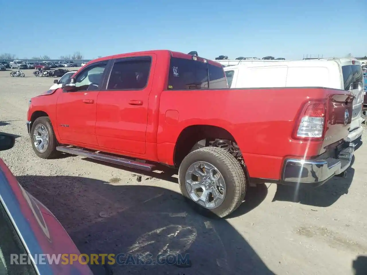 2 Photograph of a damaged car 1C6RRFFG8NN213722 RAM 1500 2022