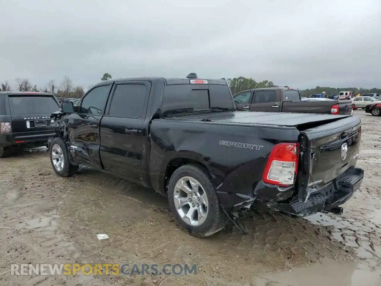 2 Photograph of a damaged car 1C6RRFFGXNN375349 RAM 1500 2022