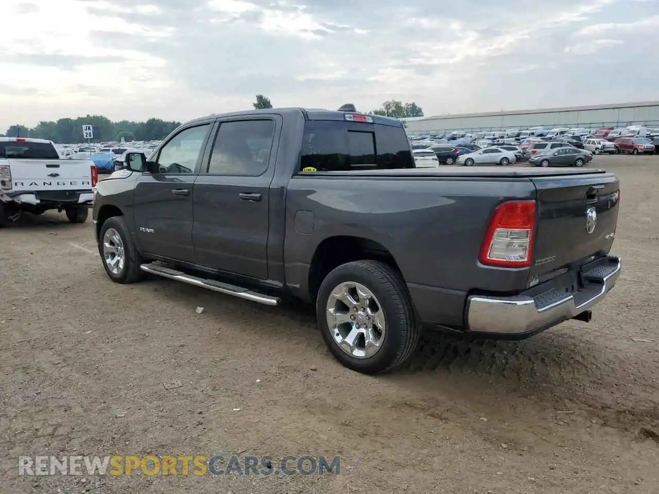 2 Photograph of a damaged car 1C6RRFFGXNN419110 RAM 1500 2022